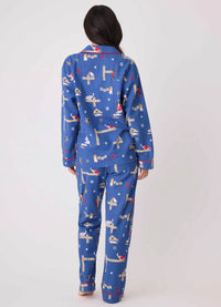 P.J. Salvage Love Leo Dog Rescue Cozy Flannel PJ Set