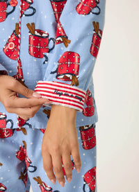 P.J. Salvage Hug In A Mug Flannel PJ Set