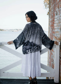 Market of Stars Stargazer Pixie Duster Bamboo Kimono with Falling Stars