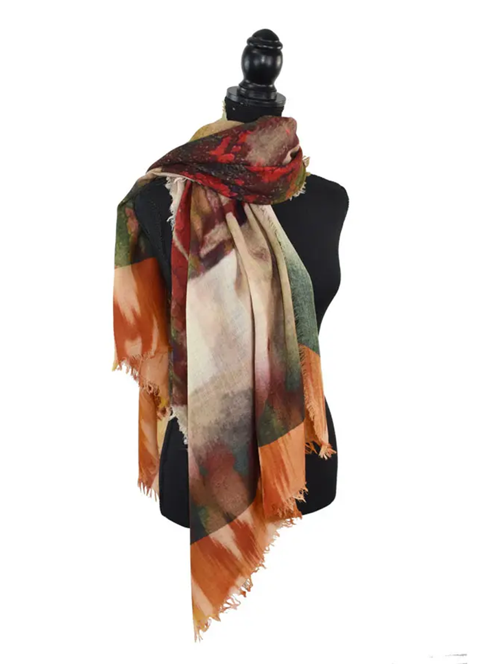 Dupatta Designs Embry Autumnal Wool Scarf