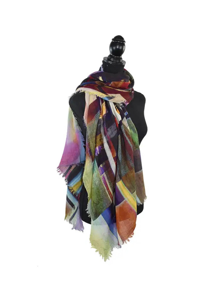 Dupatta Designs Theo Mixed Geo Scarf