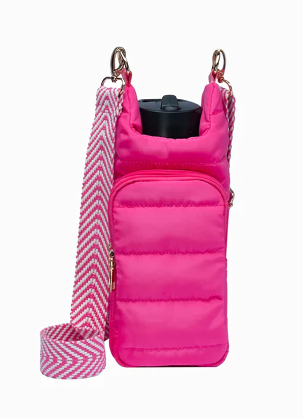 WanderFull Dark Pink HydroBag with Cream Pink Strap Details Direct