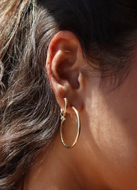 Token Jewelry Classic Statement Hoops