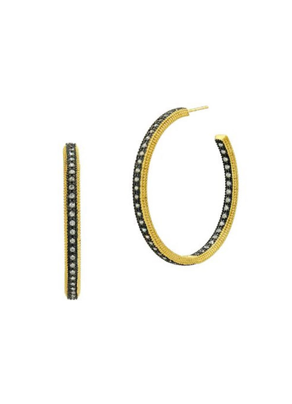 Freida Rothman Classics Hoop Earrings