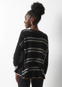 Zaket & Plover Birdseye Trim Sweater