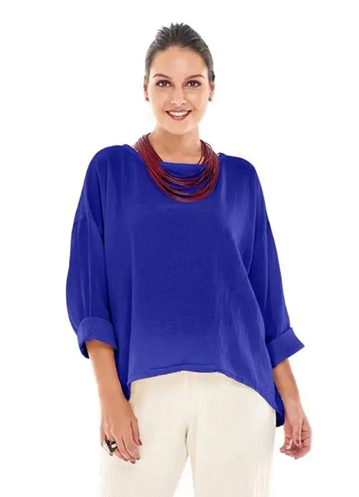 Oh My Gauze Abby Long Sleeve Top