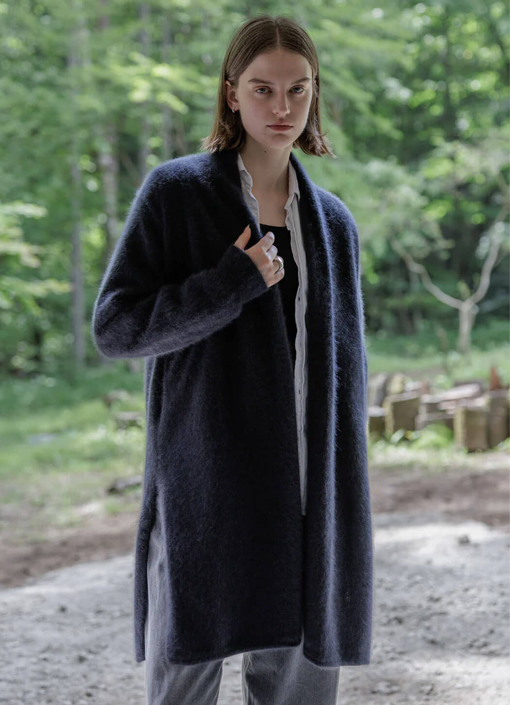 CT Plage Racoon Long Cardigan Details Direct