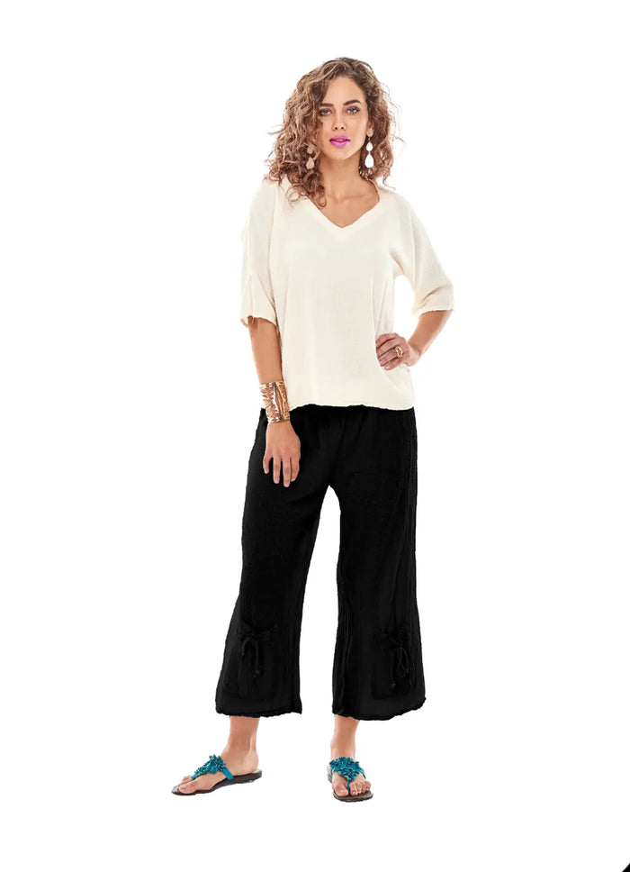 Oh My Gauze Sammy Cropped Pocket Pant