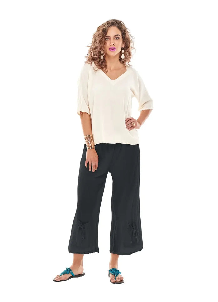 OH My Gauze Sammy Cropped Pocket Pant