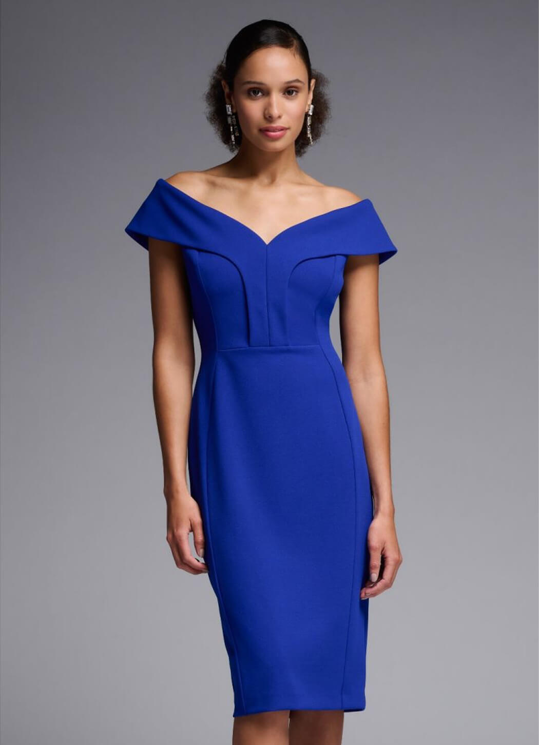 Joseph ribkoff blue outlet dress