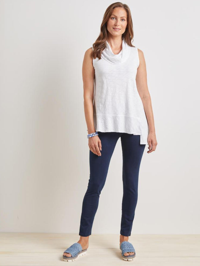 Habitat Knit Denim-Wash Cropped Legging