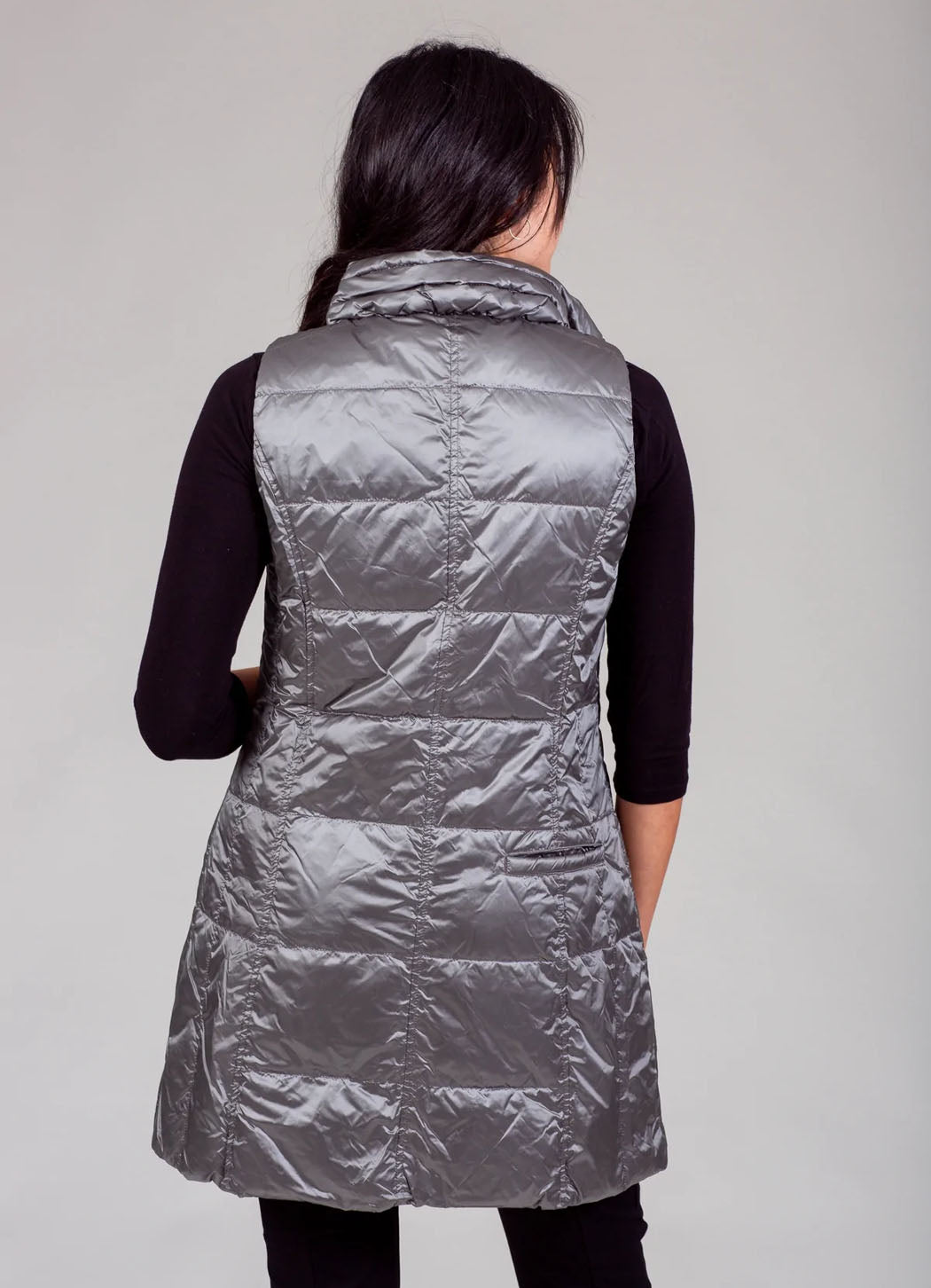 Anorak Long Metallic Vest