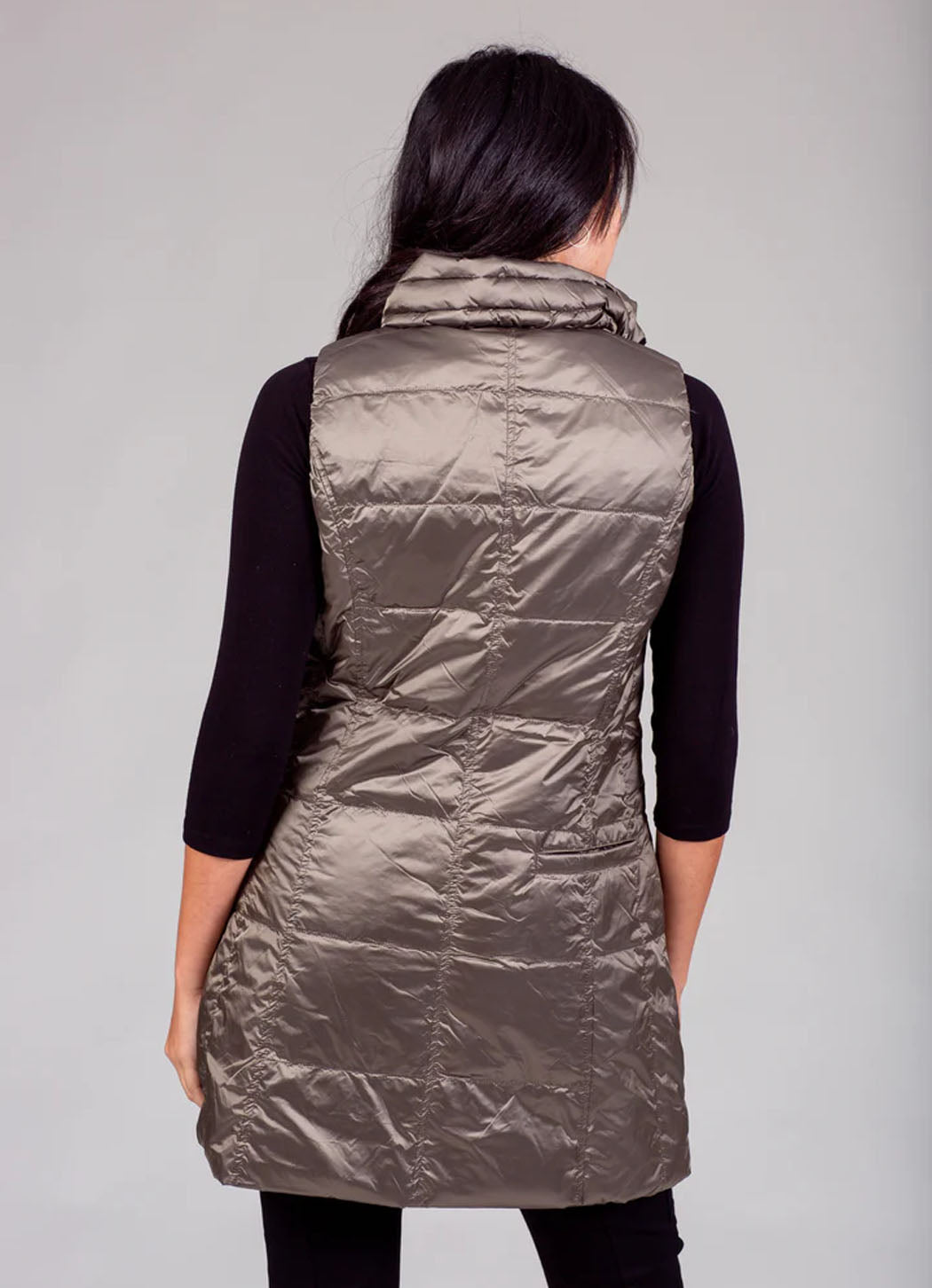 Anorak Long Metallic Vest