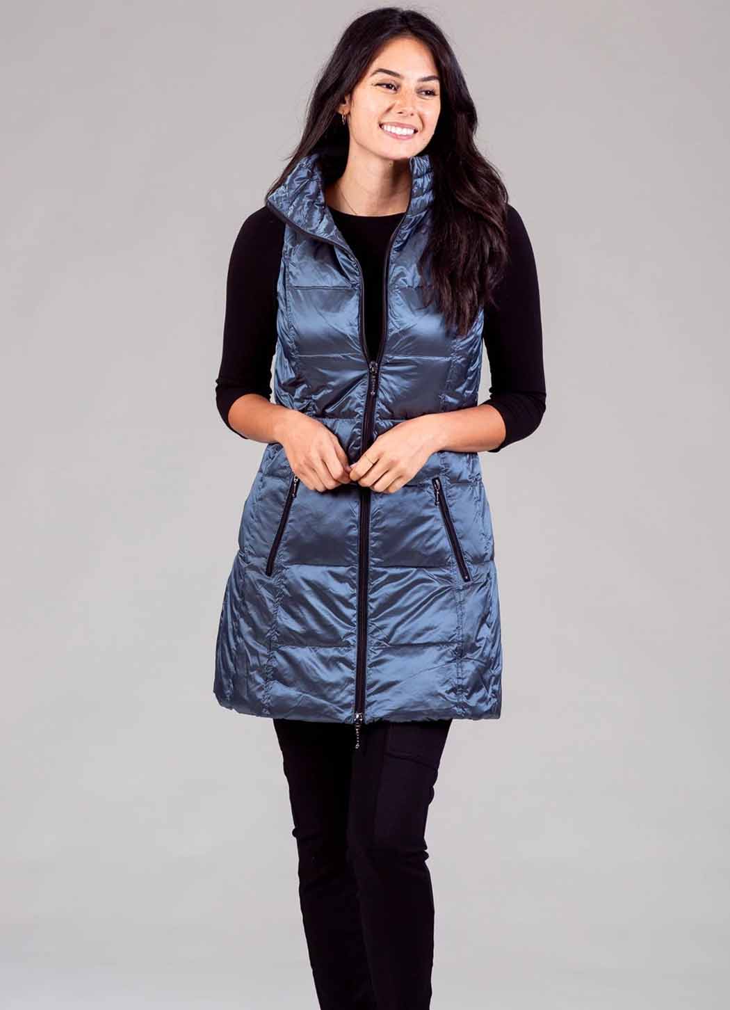 Anorak Long Metallic Vest