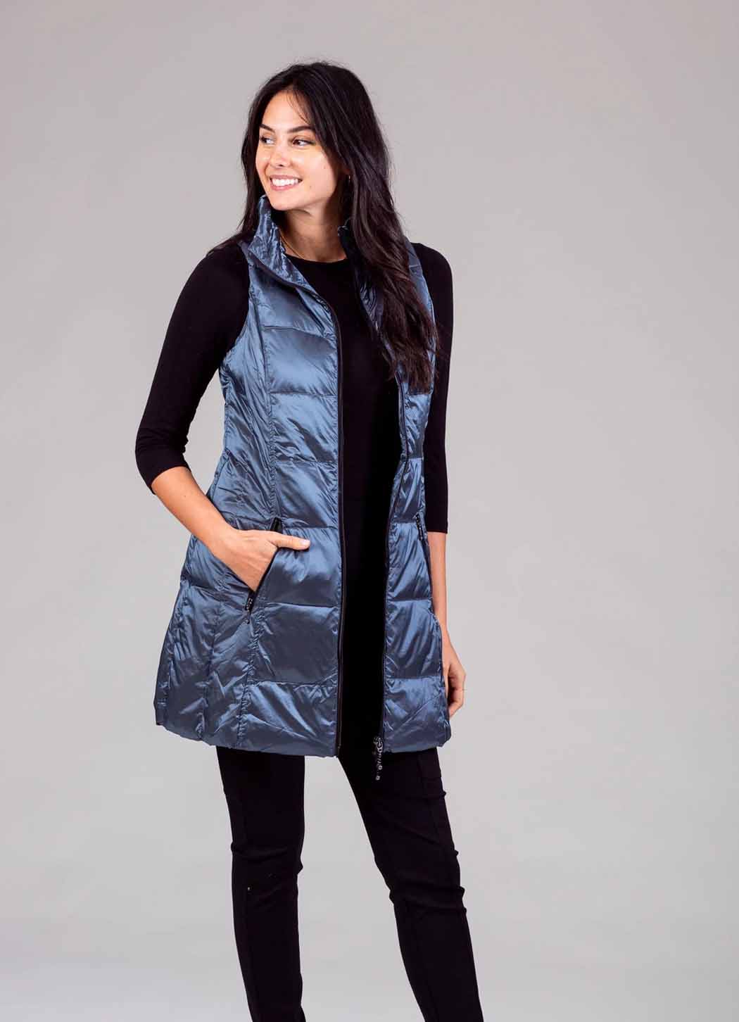 Anorak Long Metallic Vest