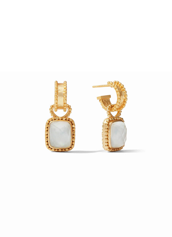 Julie Vos Marbella Hoop & Charm Earrings