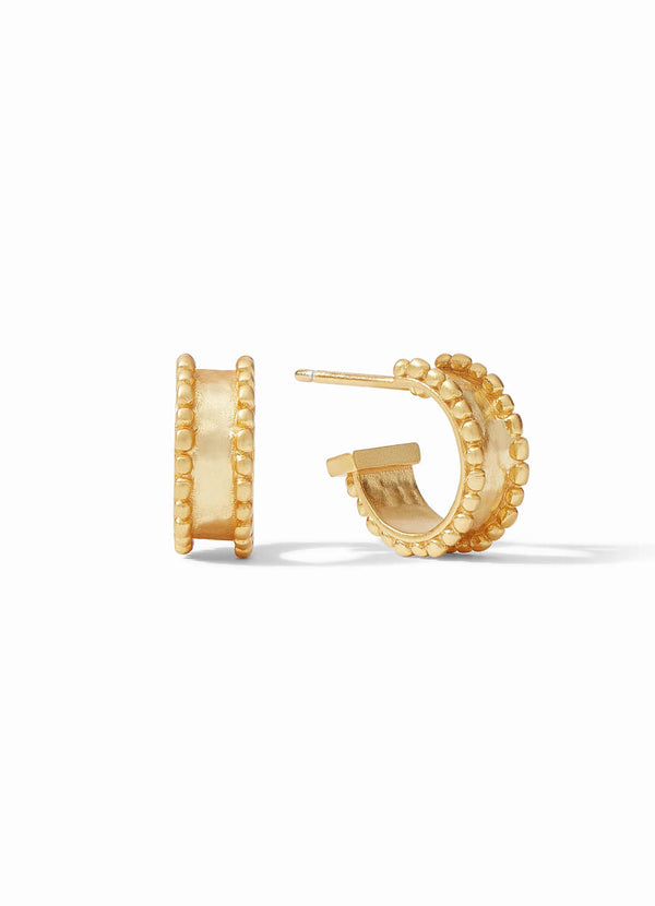 Julie Vos Marbella Hoop & Charm Earrings