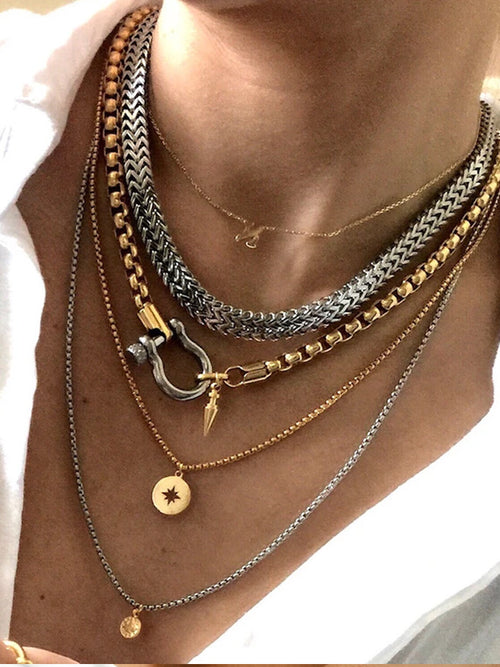 Artizan Joyeria Herradura Layered Necklace Set – Details Direct