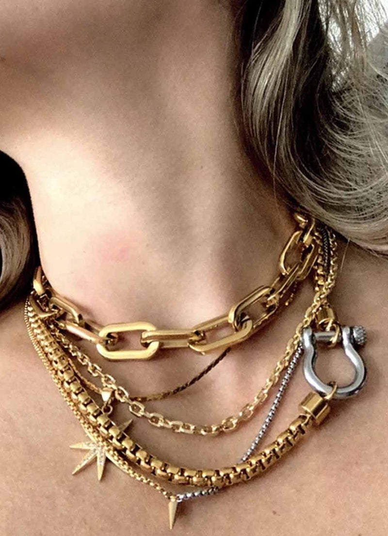 Artizan Joyeria Herradura Lock Single Necklace