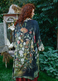 Market of Stars I Dream In Flowers Bamboo Duster Kimono Robe