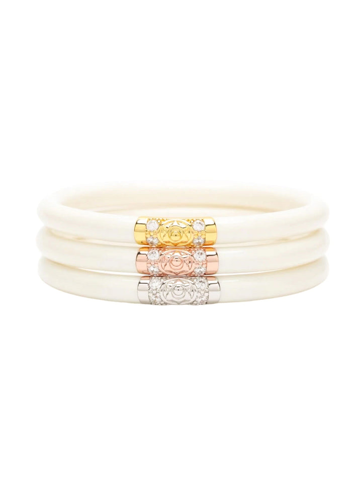 BuDhagirl Ivory 3 Kings Bracelet - Set of 3