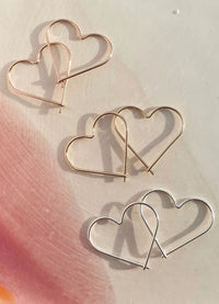 Token Jewelry Cupid's Hoops