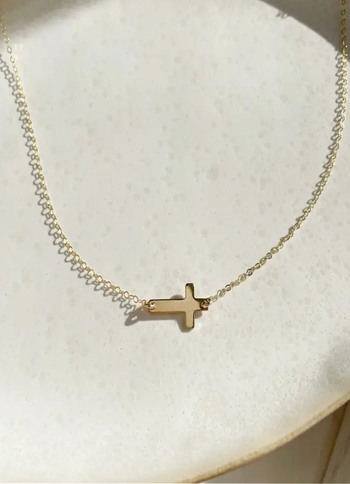 Token Jewelry Cross Necklace