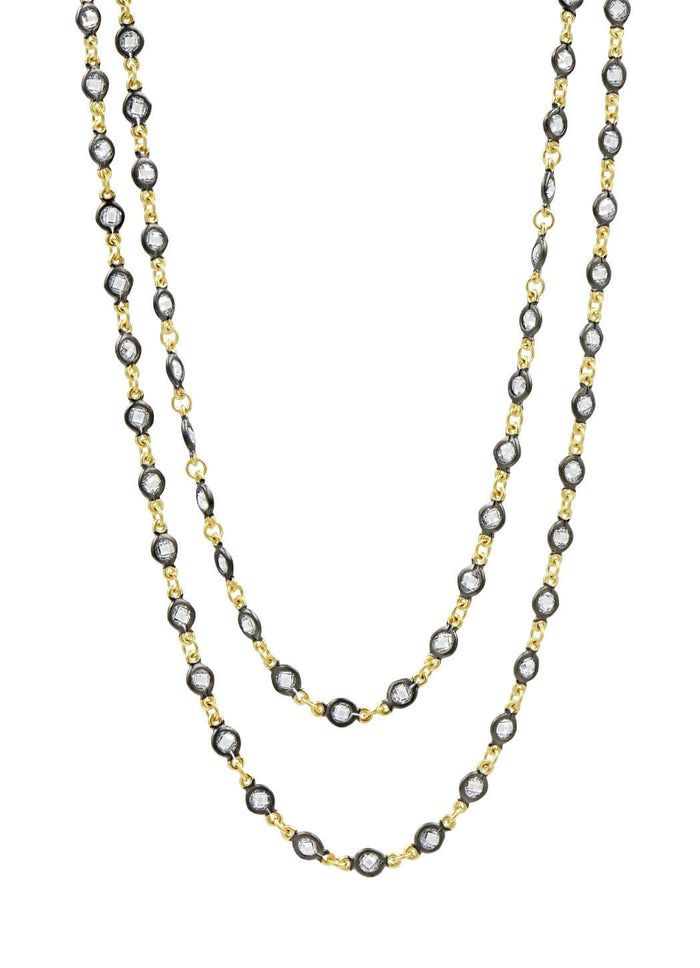 Freida Rothman Embellished Wrap Chain Necklace