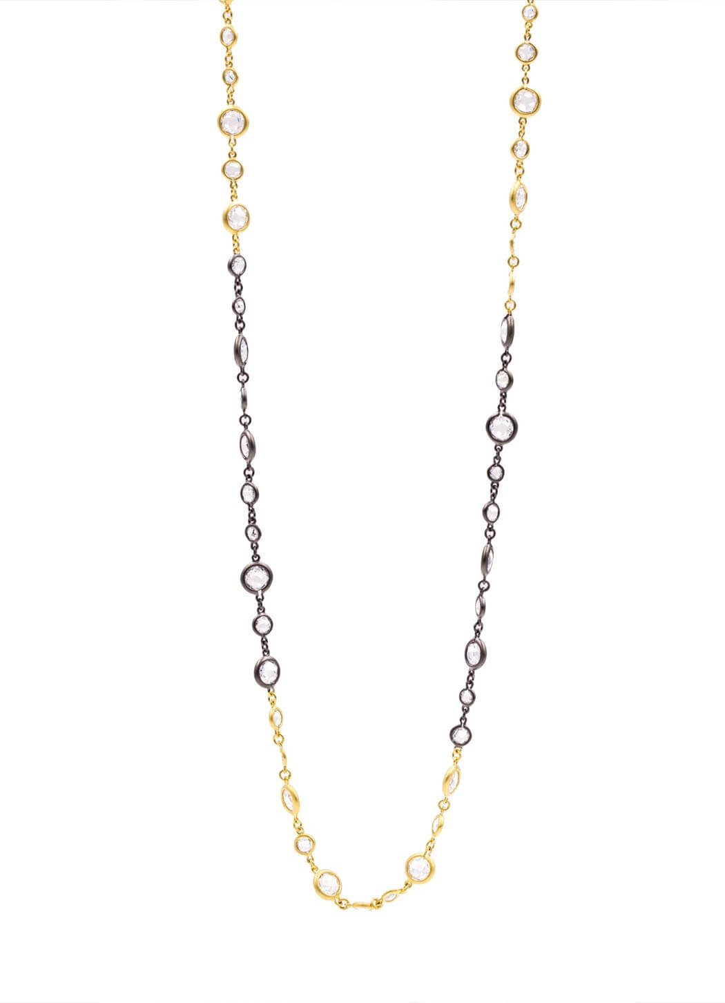 Freida Rothman Illuminating Two-Tone Long Necklace – Details Direct