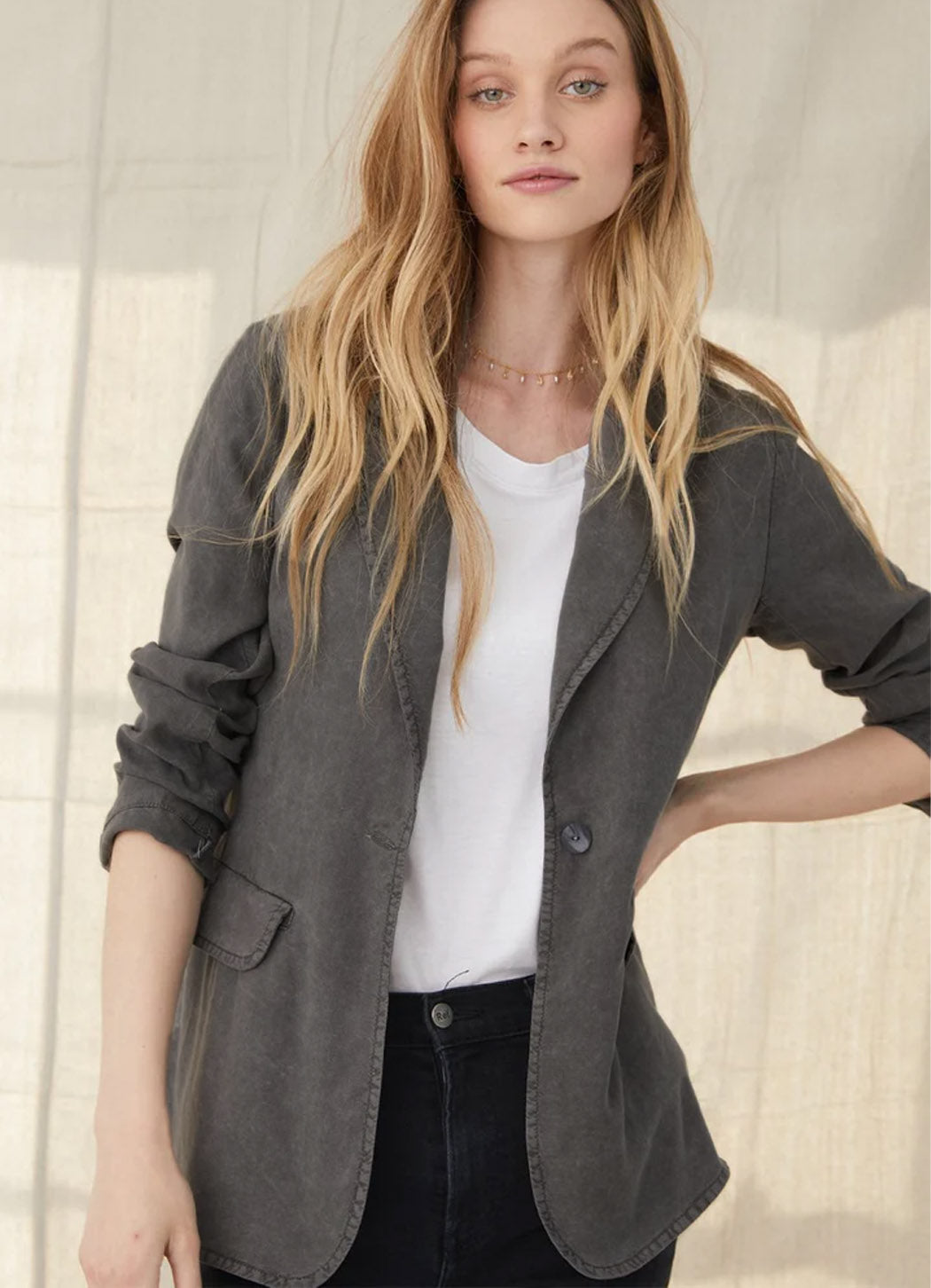 Bella Dahl Easy Longline Blazer