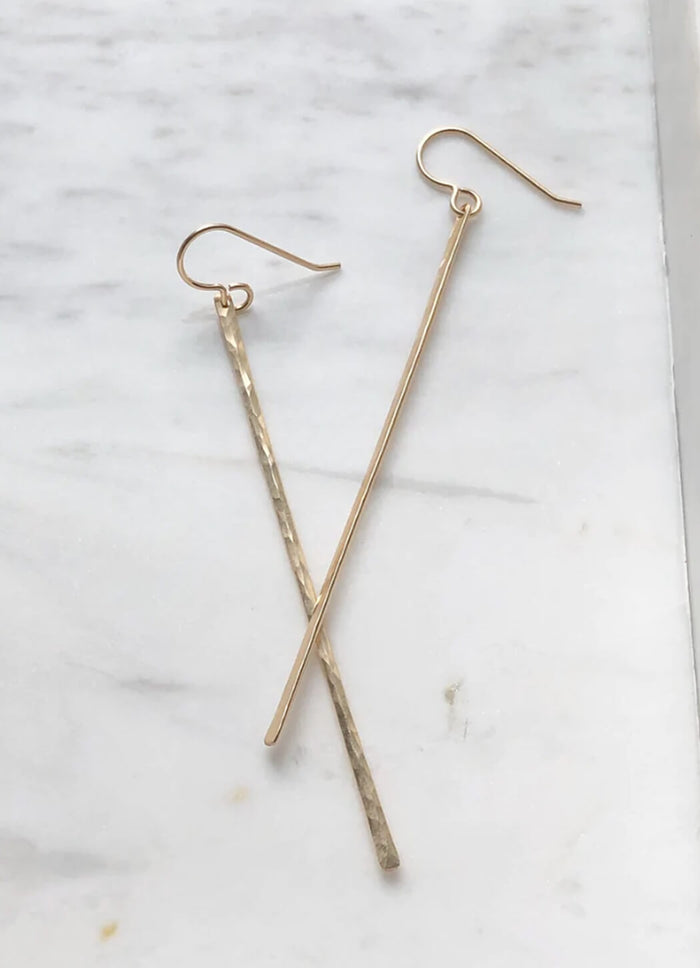 Token Jewelry Mini Matchstick Earrings